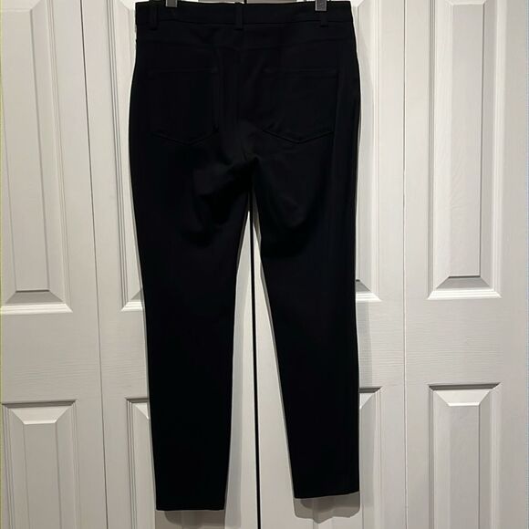 Karl Lagerfeld Black Stretch Straight Leg Pants Size 8 - Picture 5 of 10